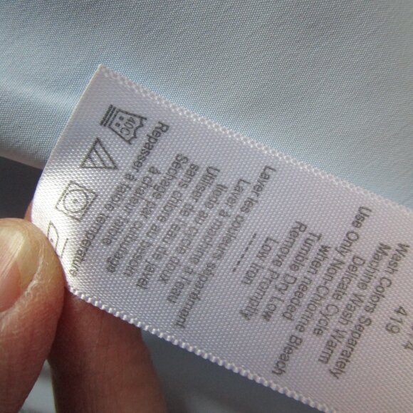 Outside puffer vest, light blue Coldwater Creek. - Picture 14 of 15